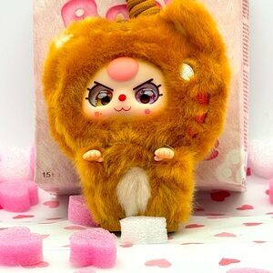 Baby Three Mini Hug Bear Plush Keychain | Vinyl Plush Pendant Blind Box 🧸